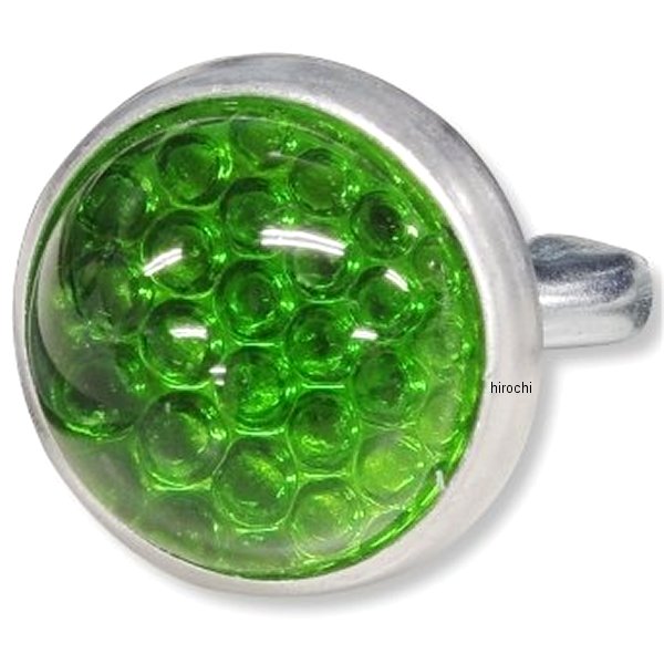 P-10-GR ガッツクローム Red Fox ガラスレンズリフレクター ラウンドカット グリーン