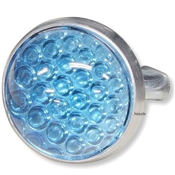 P-10-LB ガッツクローム Red Fox ガラスレンズリフレクター ラウンドカット ライトブルー