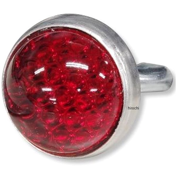 P-10-RD ガッツクローム Red Fox ガラスレンズリフレクター ラウンドカット 赤