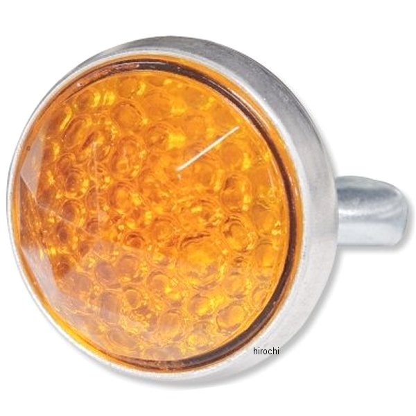 P-24-AM ガッツクローム Red Fox ガラスレンズリフレクター プリズムカット アンバー