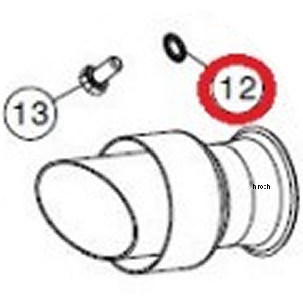 P-DR24 アクラポビッチ AKRAPOVIC ステンレス ワッシャー 1ケ