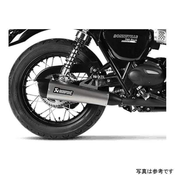 P-HST12SO4 アクラポビッチ AKRAPOVIC 専用ヒートシールド S-T12SO4-HCQT ボンネビルT100に装着時