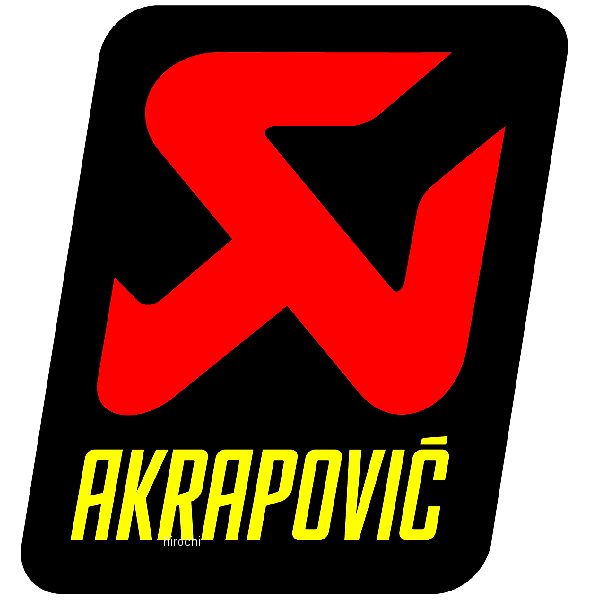 P-HST14AL アクラポビッチ AKRAPOVIC 耐熱サイレンサー ステッカー