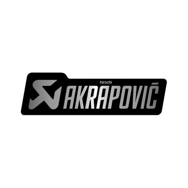 P-HST19AL アクラポビッチ AKRAPOVIC 耐熱サイレンサーステッカー