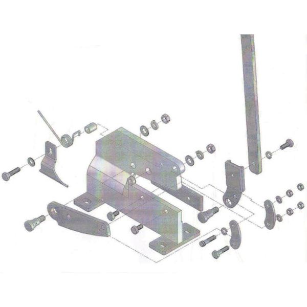 P1008 トラスコ中山(株) TRUSCO 板金用切断機 レバーシャP-1用部品 NO.8リンクゲージ