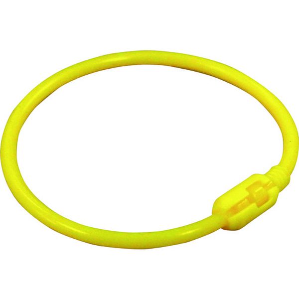 P1765 224-0552 (株)ニッサチェイン ニッサチェイン シリコンリング 黄 100mm 1PK＝1個入り