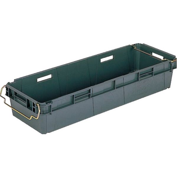 P180 岐阜プラスチック工業(株) リス パーツボックス HB型コンテナ 440187 P-180 容量59L グレー