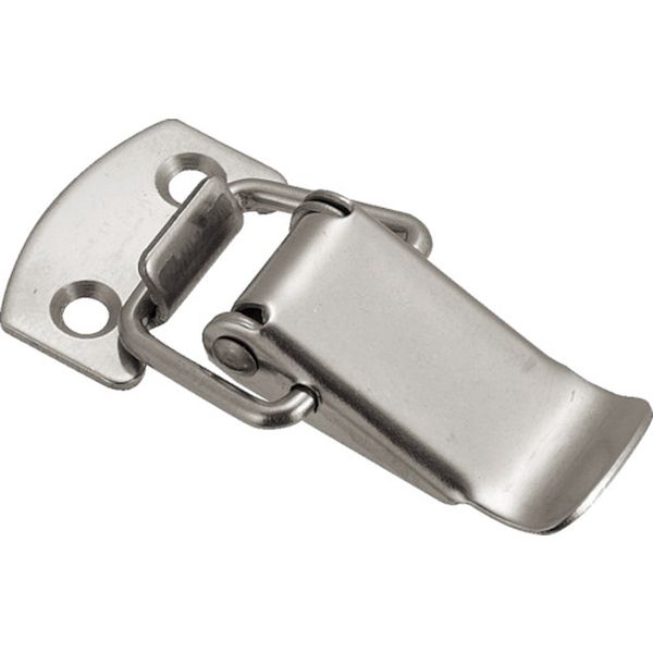 P24 232-7911 トラスコ中山(株) TRUSCO パッチン錠 標準タイプ・スチール製 (4個入)