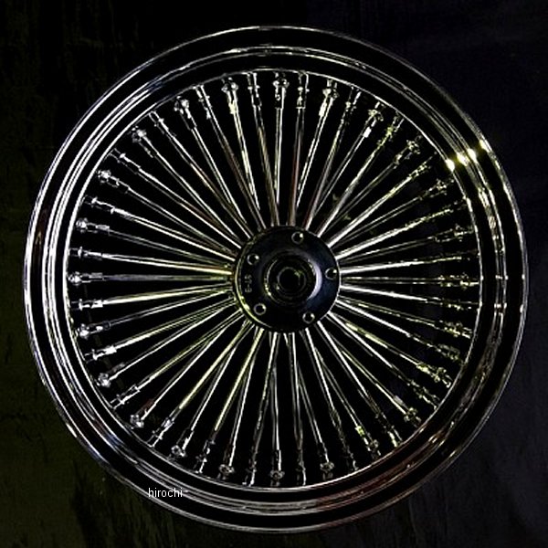 P37-510 部品屋K&W KING スポークホイール クローム/クローム 18×5.5J リア用