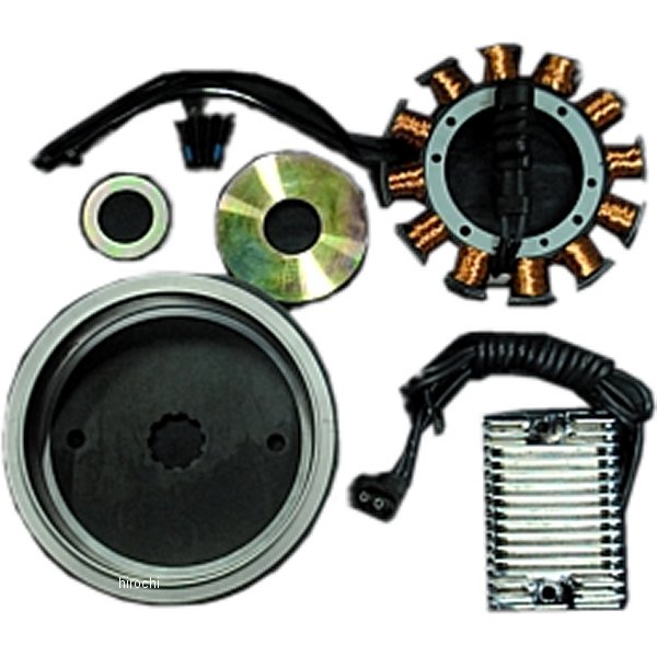 P53-606 部品屋K&W オルタネーターKIT 70年-99年 BT 純正リプレイス用