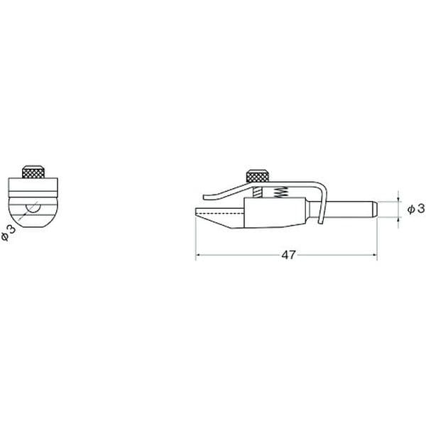 P7003 126-7482 日本精密機械工作(株) リューター レシプロ用・ファイルユニット用アジャストホルダー