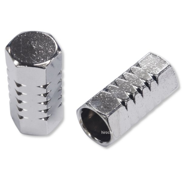 PA-018 ガッツクローム PARASITE製 ホイールバルブキャップ クローム HEX ロングタイプ