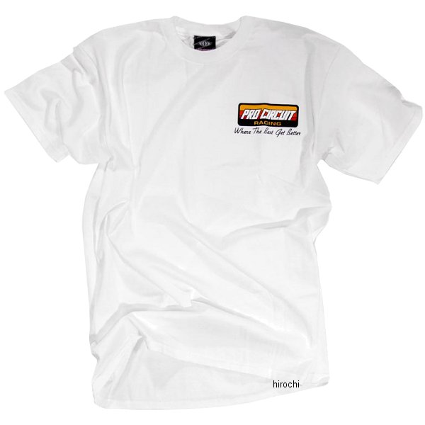 PC2040XL PC0118-0140 プロサーキット Pro Circuit Tシャツ Original Logo 白 XLサイズ