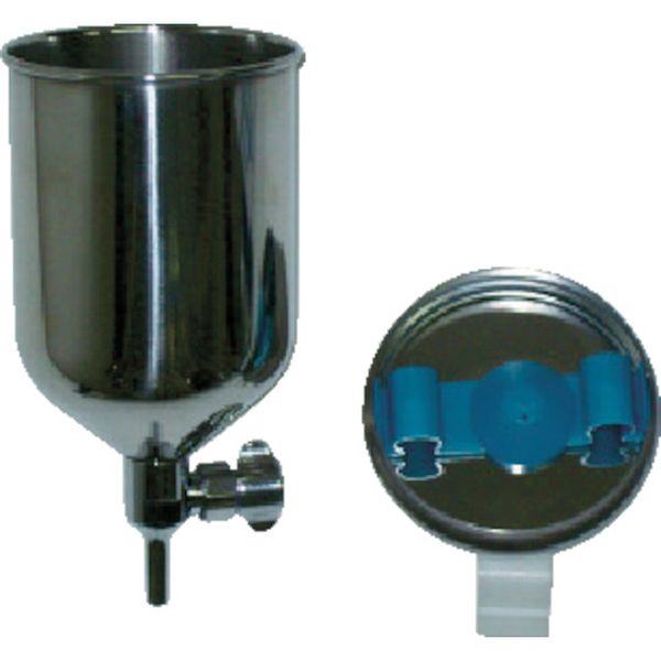 PC400AB2LF 444-3004 スプレーガン用塗料カップ(重力式用) アルミ製脚付き重力式カップ 400ml