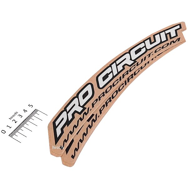 PCDC0010 DC0010 プロサーキット Pro Circuit フロントフェンダーステッカー 白