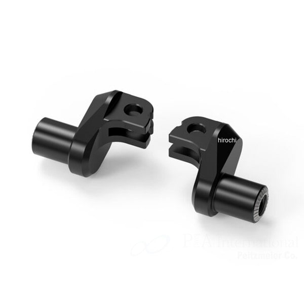 PE719B リゾマ rizoma ライダー＆パッセンジャーペグアダプター 左右セット - 20 mm 16年-20年 XDiavel 1262 ブラック