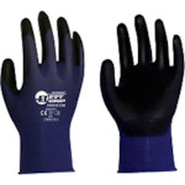 PE802DBL1PS ハンボ(株) BESTGRIP ポリウレタン背抜き手袋 ストレッチ・ゼロ ブルー S