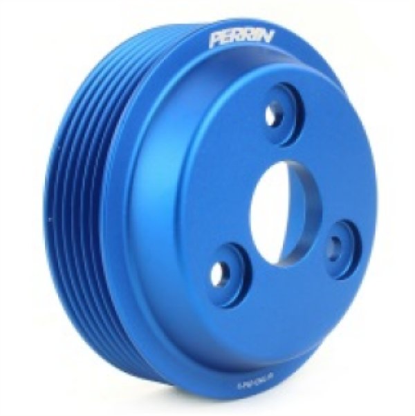 Perrin 15年-21年 スバル WRX ライトウェイト Water Pump Pulley - ブルー