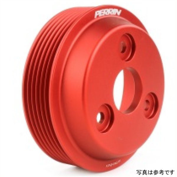Perrin 15年-21年 スバル WRX ライトウェイト Water Pump Pulley - レッド