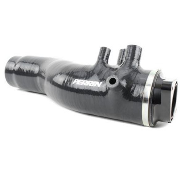 Perrin 2015+ スバル WRX ブラック 3in Turbo Inlet ホース w/ Nozzle