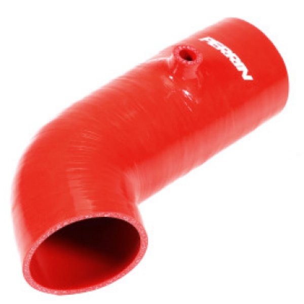 Perrin 22年-23年 スバル BRZ/トヨタ GR86 Silicone Inlet ホース (3in. ID / SS Wire) - レッド