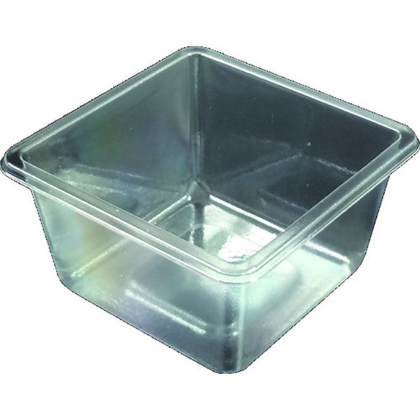PETY7070 トラスコ中山(株) TRUSCO PET製超耐寒小型容器 70X70X35mm 透明 100枚