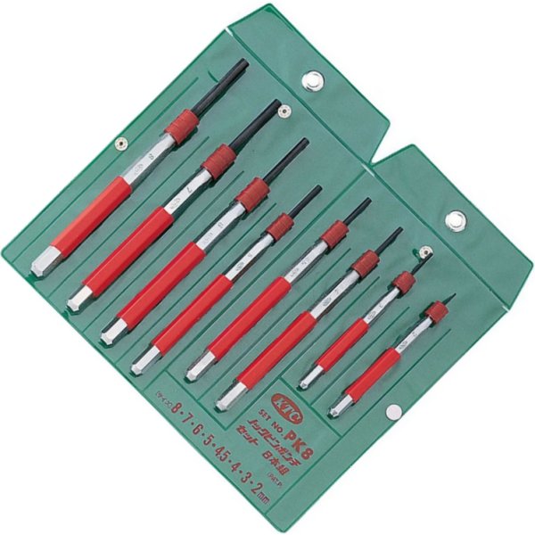 PK8 KTC 京都機械工具 ノックピンポンチセット (8本組)