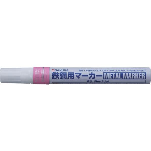 PKKS20P 851-3377 (株)サクラクレパス サクラ 鉄鋼用マーカー細字 桃色