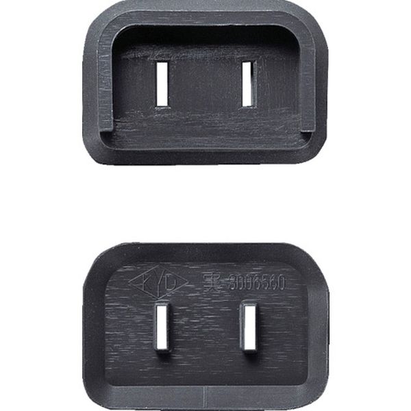 PL2LCAP50PBK トラスコ中山(株) TRUSCO プラグ安全カバー2Pスイングプラグ用 50P入 ブラック