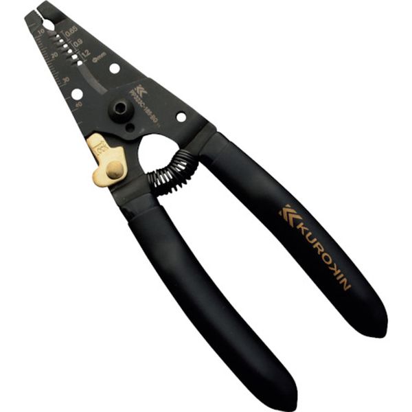 PP323C165BG 594-1000 フジ矢(株) フジ矢 ワイヤーストリッパC型(黒金)