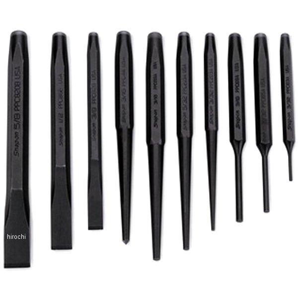 PPC710BK スナップオン Snap-on ポンチとタガネセット全11ピース、KB2181キットバッグ入り