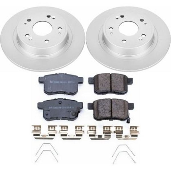 Power Stop 11年-14年 Acura TSX リヤ Z17 Evolution Geomet Coated ブレーキ キット