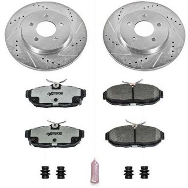 Power Stop 11年-14年 フォード Mustang リヤ Z26 Street Warrior ブレーキ キット