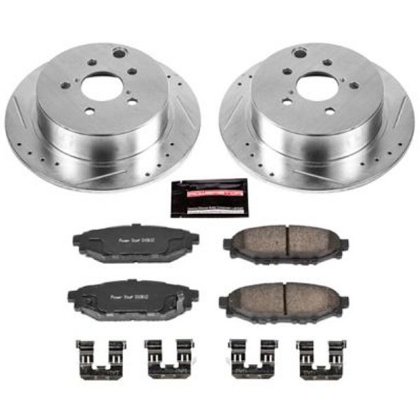 Power Stop 16年-18年 スバル Crosstrek リヤ Z23 Evolution Sport ブレーキ キット