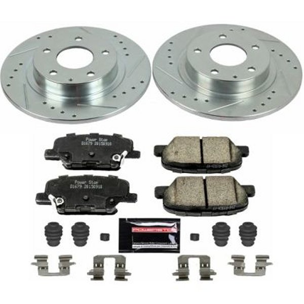 Power Stop 14年-15年 マツダ 6 リヤ Z23 Evolution Sport ブレーキ キット