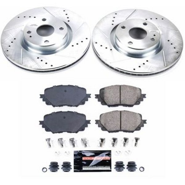 Power Stop 17年-19年 Fiat 124 Spider フロント Z23 Evolution Sport ブレーキ キット