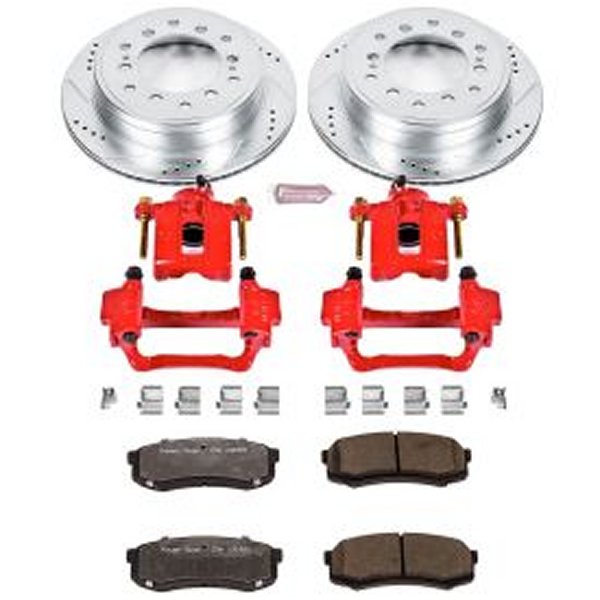 Power Stop 10年-19年 Lexus GX460 リヤ Z36 Truck & Tow ブレーキ キット w/Calipers