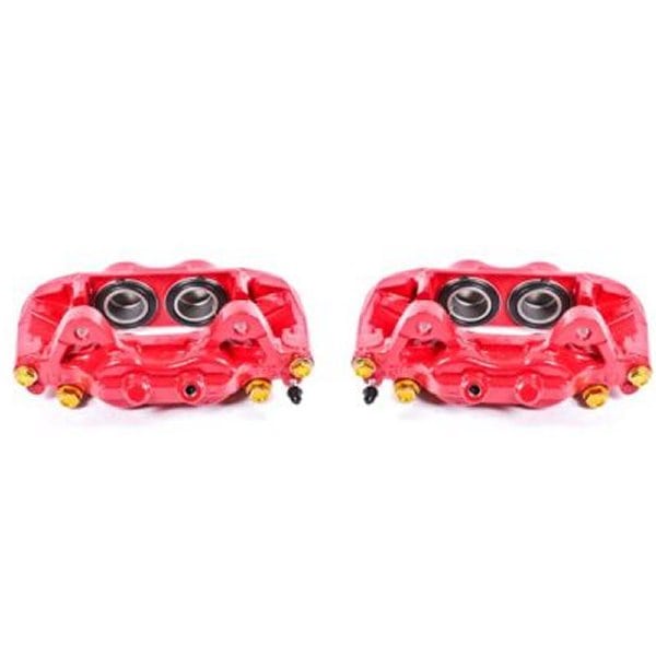 Power Stop 01年-07年 トヨタ Sequoia フロント レッド Calipers w/o ブラケットs - 2個