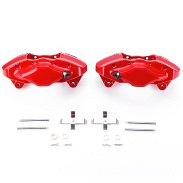 Power Stop 08年-14年 スバル Impreza リヤ レッド Calipers w/o ブラケットs - 2個