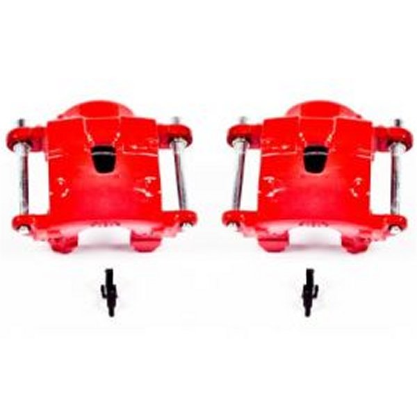 Power Stop 78年-85年 Avanti II フロント レッド Calipers w/o ブラケットs - 2個