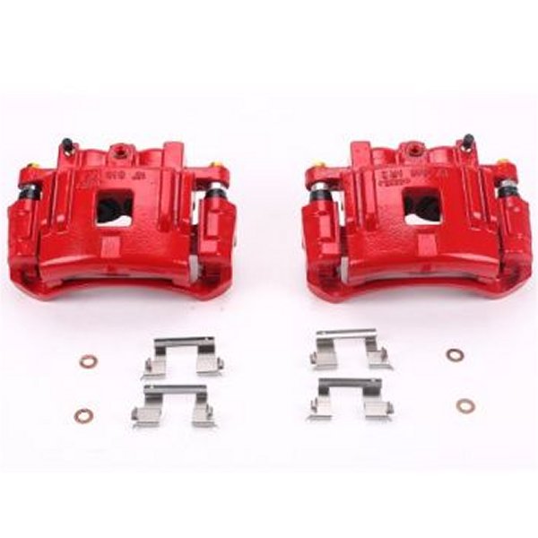 Power Stop 04年-08年 シボレー  Colorado フロント レッド Calipers w/ブラケットs - 2個