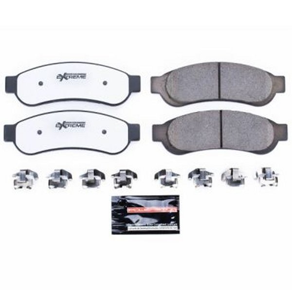 Power Stop 10年-12年 フォード F-250 Super Duty リヤ Z36 Truck & Tow ブレーキパッド w/Hardware