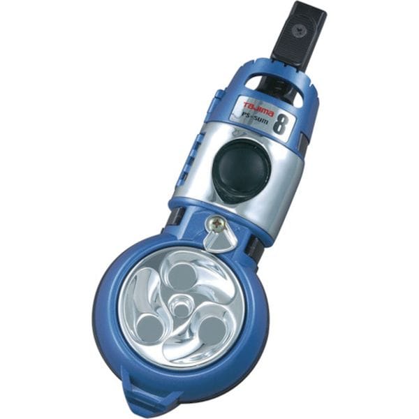 PSSUM8NMB (株)TJMデザイン タジマ パーフェクト墨つぼ 巻取8 斜めカット(メタルブルー)