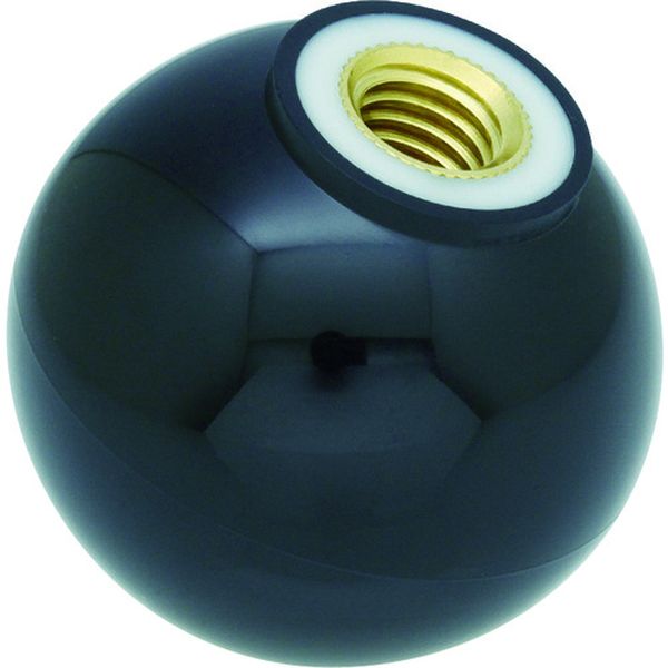 PTPC205BK 337-4173 トラスコ中山(株) TRUSCO 樹脂製握り玉 芯金付 黒 Φ20×M5mm