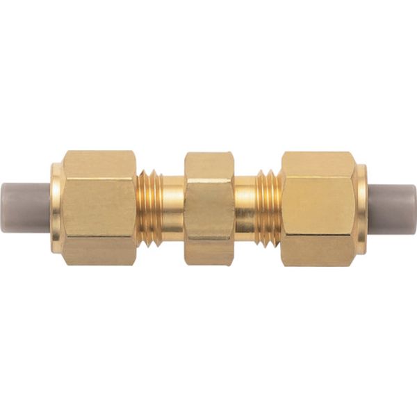PU4X3BS 383-0481 (株)潤工社 潤工社 黄銅製継手(ミリ系列) ユニオン 4×3mm