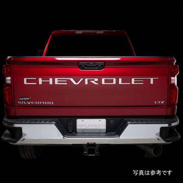 Putco 2020 シボレー Silv 2500/3500 - SS Tailgate Letters シボレー - Stamped Version シボレー Letters