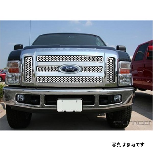 Putco 08年-10年 フォード SuperDuty (Will not Fit XL/FX4) Punch Stainless Steel Grilles