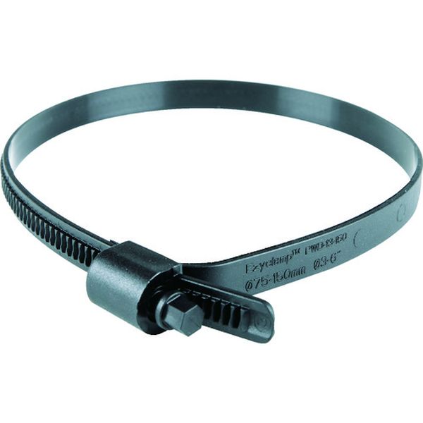 樹脂製ホースバンド Ezyclamp 締付径25.0～150.0mm 対辺8.0mm ナイロン66