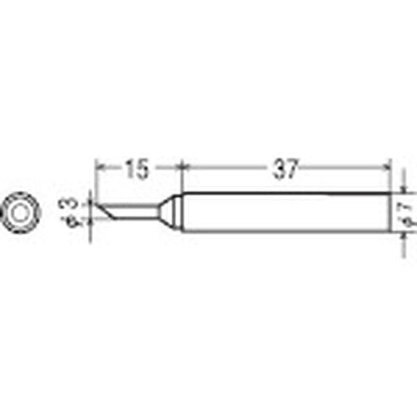 PX2RT3C 305-9685 太洋電機産業(株) グット 替こて先 3C型 (1本＝1PK)