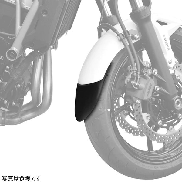 053448 ピラミッドプラスチック Pyramid Plastics 延長フェンダー ショート 17年-22年 Z650 黒